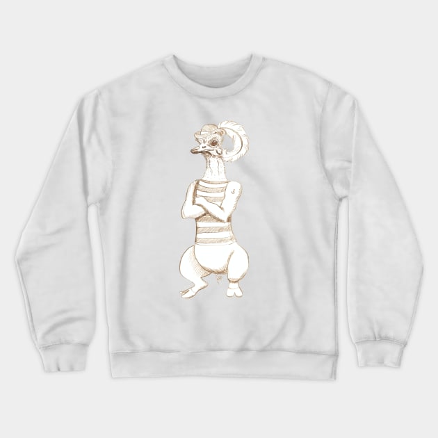 Animal human Chimera Crewneck Sweatshirt by Créa'RiBo